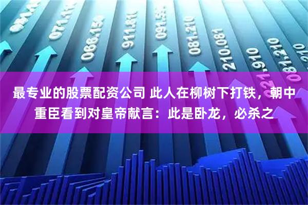 最专业的股票配资公司 此人在柳树下打铁，朝中重臣看到对皇帝献言：此是卧龙，必杀之
